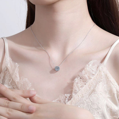 Women's Fashion All Match Moissanite Necklace 838bf414 973b 411b 871c 62cedea768d5