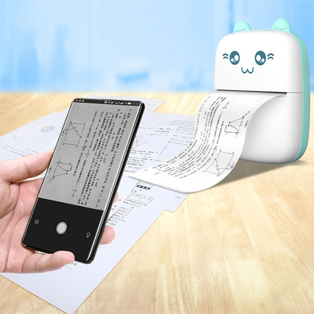 Mini Printer Portable Mini Bluetooth WiFi New Wrong Printer Mobile Phone Photo Title Note Hot Print Pocket Student Error Label Printer - 图片 3