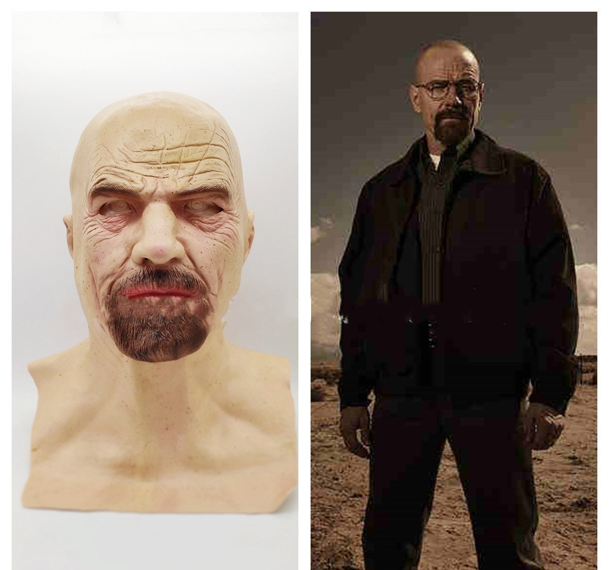 Old White Mask Bald Old Latex Headgear Halloween Cosplay Funny Props 83973458 b8ac 434e af6d 48640d990fb8