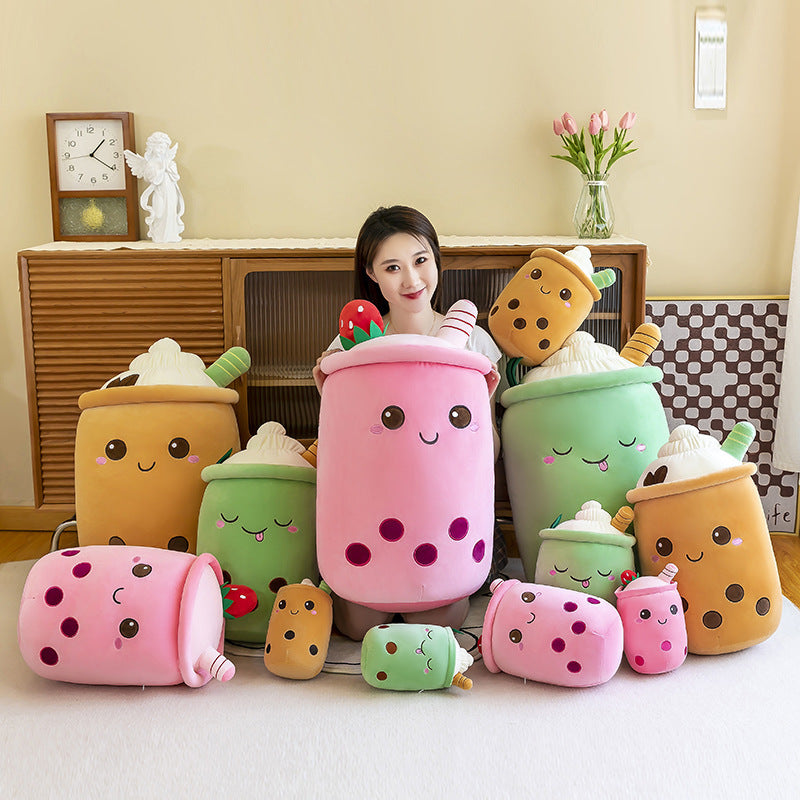 Fruit Milky Tea Cup Pillow Plush Toy Leather Phone Case 83b37e1c 3e4b 4335 b27e 3e5f1304a9a6
