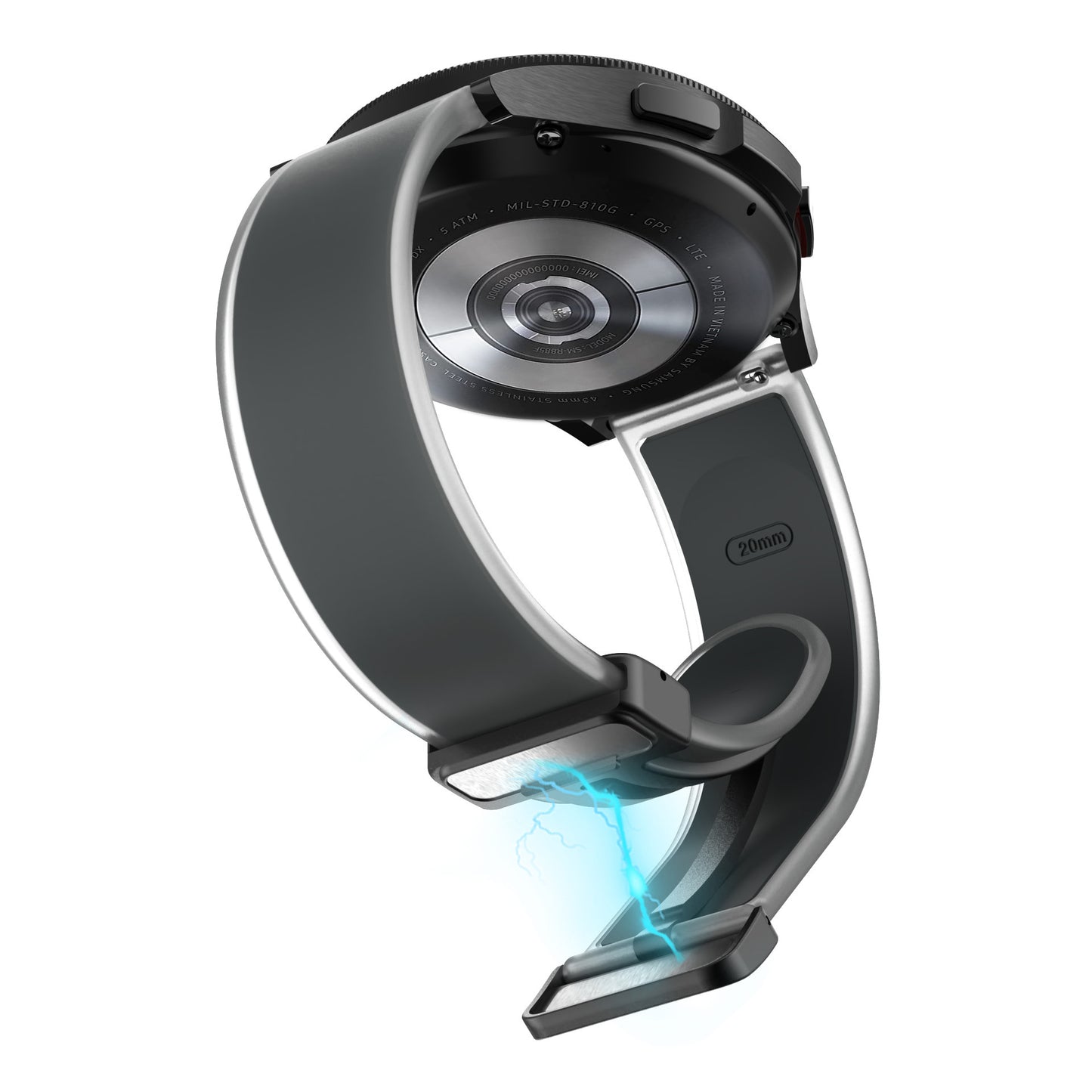 Universal Folding Magnetic Buckle Transparent Silicone Strap 83c0bf18 dfac 4eae 9898 64b8ffb6cb87