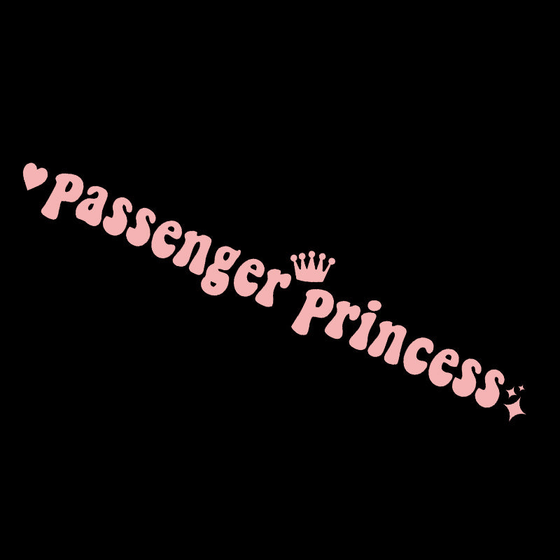 Passenger Princess Automobile Sticker Interesting Creative Suitable For Car Rearview Mirror 83c4198b c059 4d82 8e29 3d2a1035a
