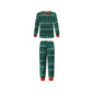 Christmas Print Contrast Color Parent-child Home Service Suit 83cdb33e 4c6d 4bbf af9a 6bd92e9d2a67