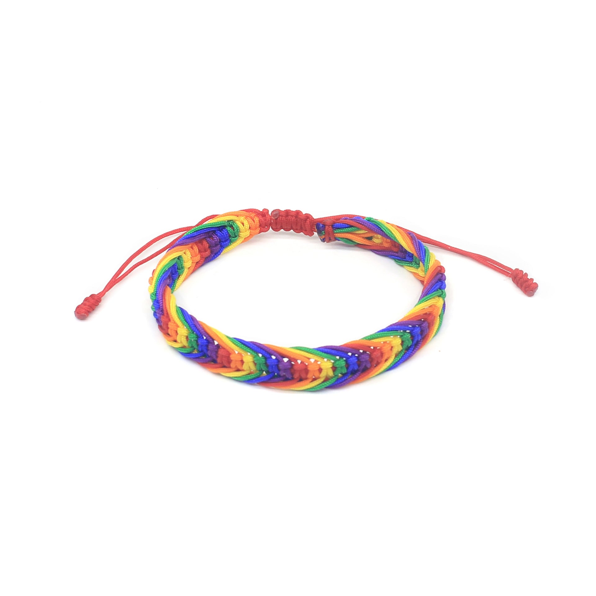 Women's Fashion Rainbow Woven Hand Strap 83d5c619 b40e 494f bfa6 177f089c73b0