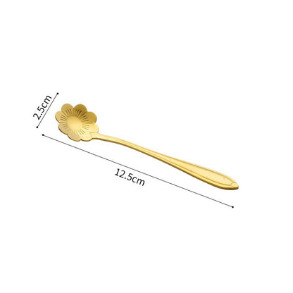 Stainless Steel Korean Spoon Long Handle Cherry Blossom Stirring 83e2ff52 a2fe 4299 8cde b538a2c1a79d