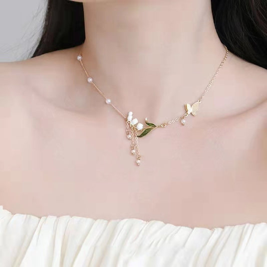 Wind Chime Flower Super Immortal Necklace Girl 84020ec2 7214 4753 889b 23038f1ee227