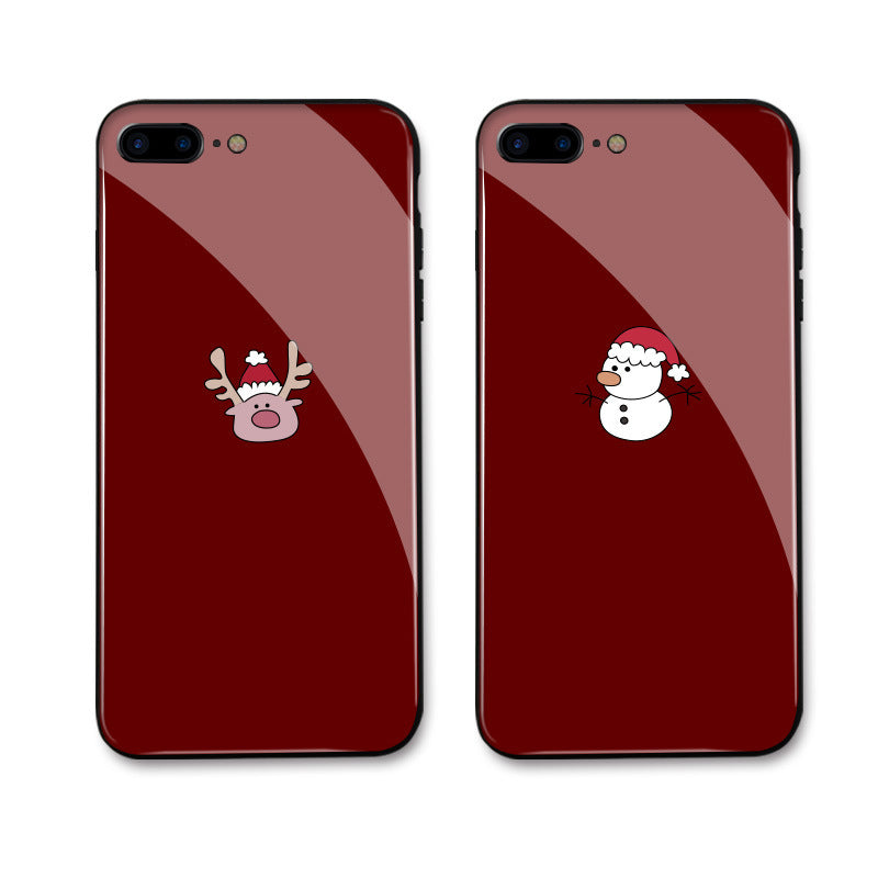 Phone Case Christmas Snowman Glass Shock-resistant Bag 8416b9be c783 4b4c b2f7 3142e4d8632d