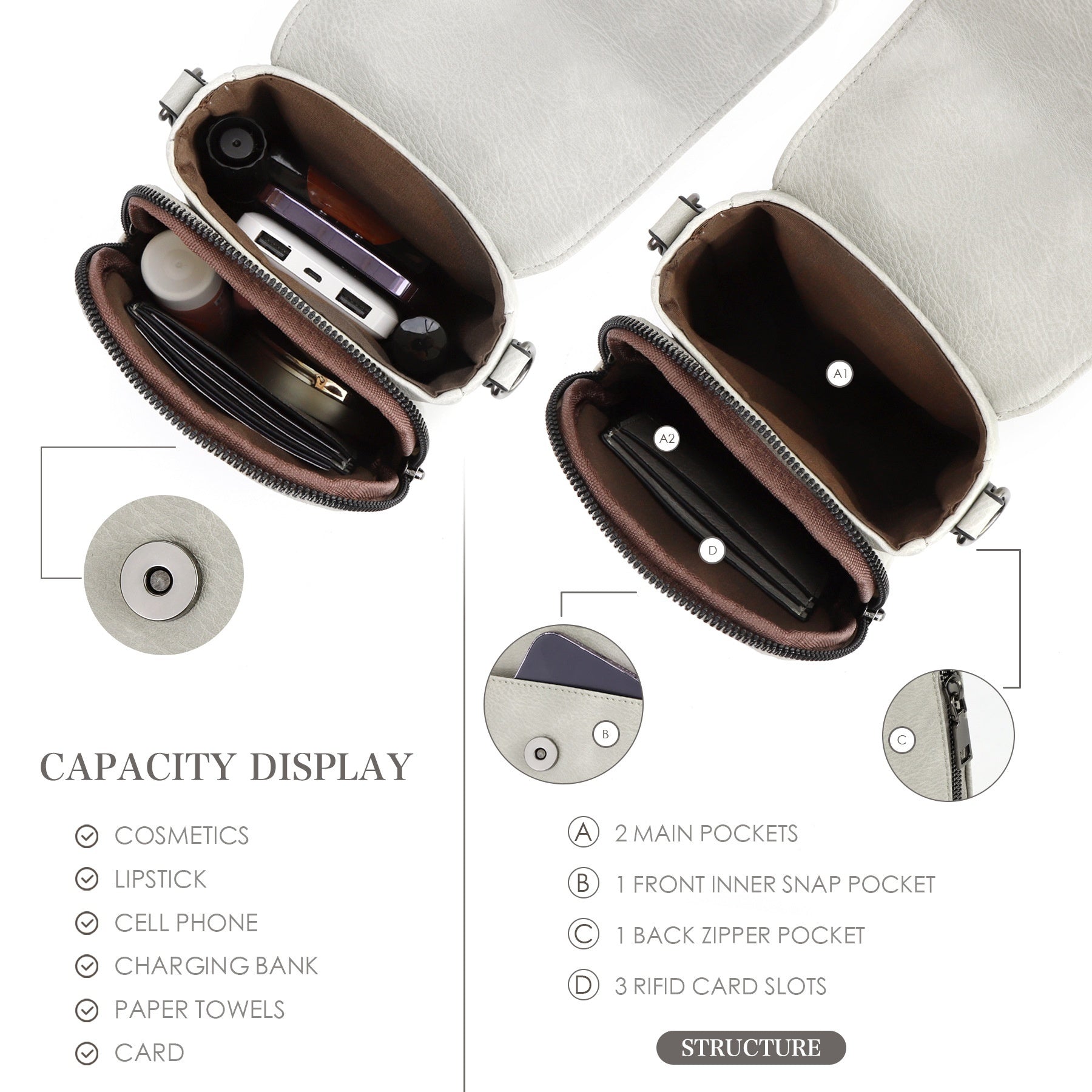 Adjustable Shoulder Strap Portable Mini Small Crossbody Bag 8425cf61 b7f3 4127 b73f 61a60c798499 trans