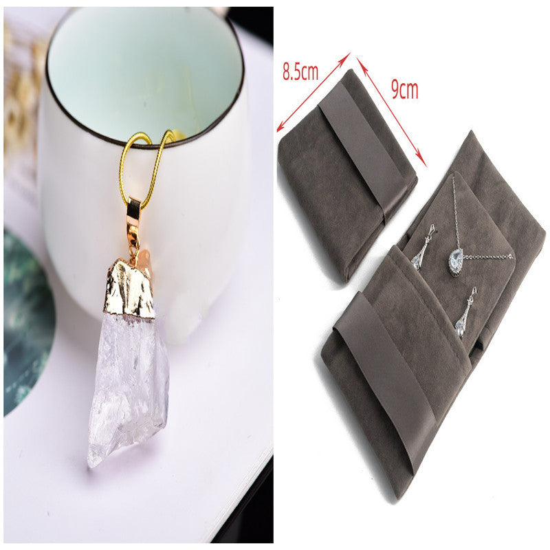 Natural Crystal Pendant Necklace With Gemstones 842e2d75 2e70 45c1 8ec1 c8012c3d88fb