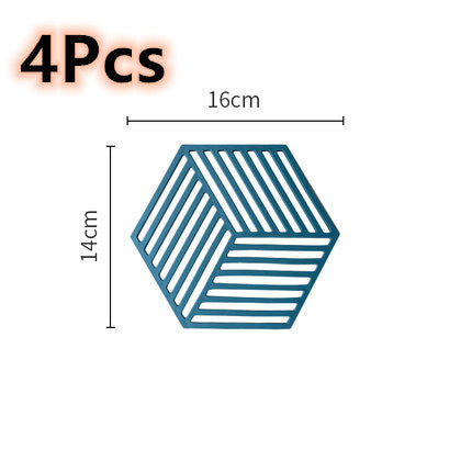Hexagonal anti-scalding pot coaster 843699109156