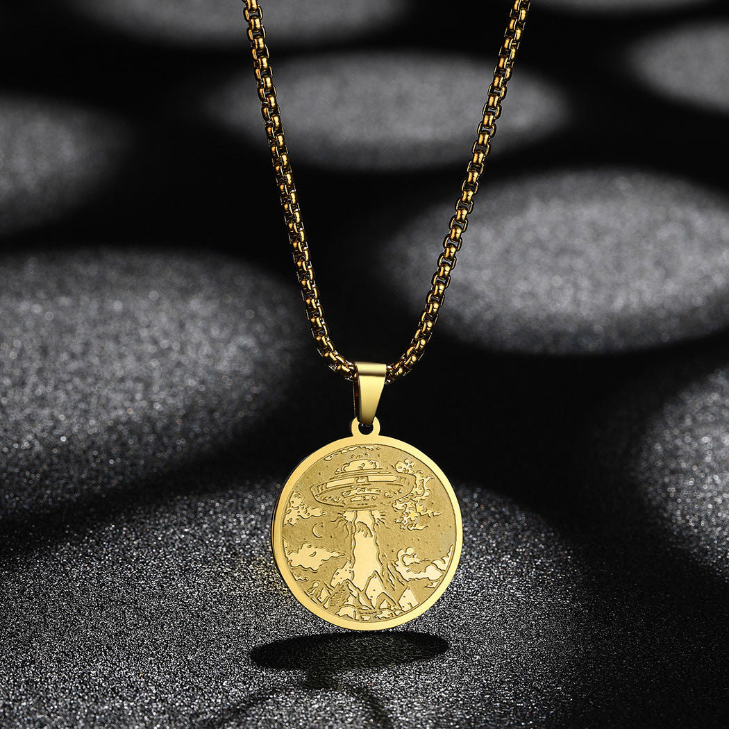 Alien Simple Corrosion Pendant Necklace 843aeecc 7cd3 4472 ae1e 1c0b47948e95