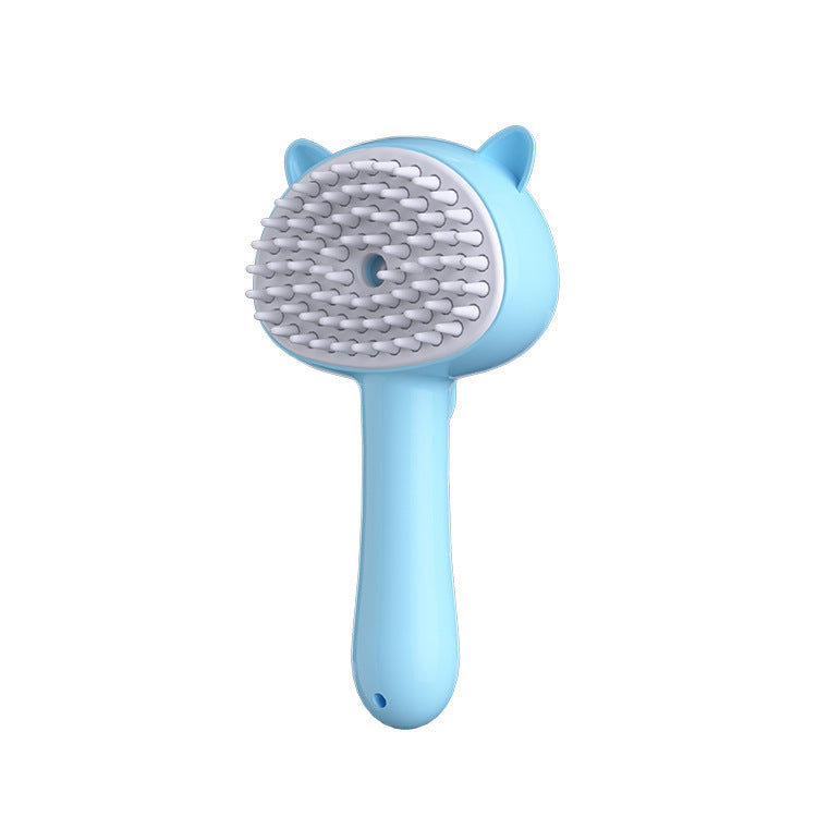 Hair Cleaning Brush With Mist Multifunctional Cat Grooming Brush Rechargeable Self Cleaning Slicker Brush For Pets Dogs & Cat