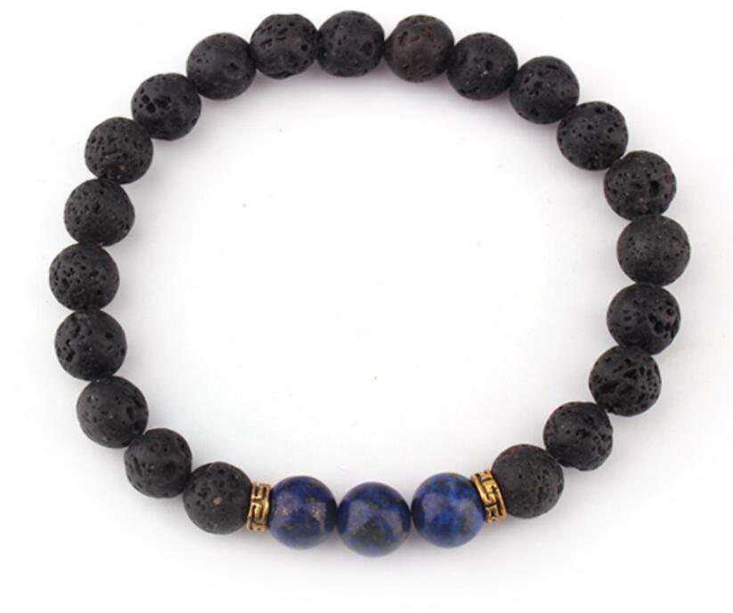 Colorful Bracelet Seven Chakra Energy Yoga Beads Gold Hand Bracelets 844744406951