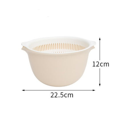 Double sink dish drain basket kitchen panning wash fruit basket 844951305879