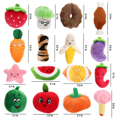 Gooddog, Dog, Plush Vocal Toys, Fruits, Cartoons, Pets, Cats, Toys, Pet Supplies 846277256670