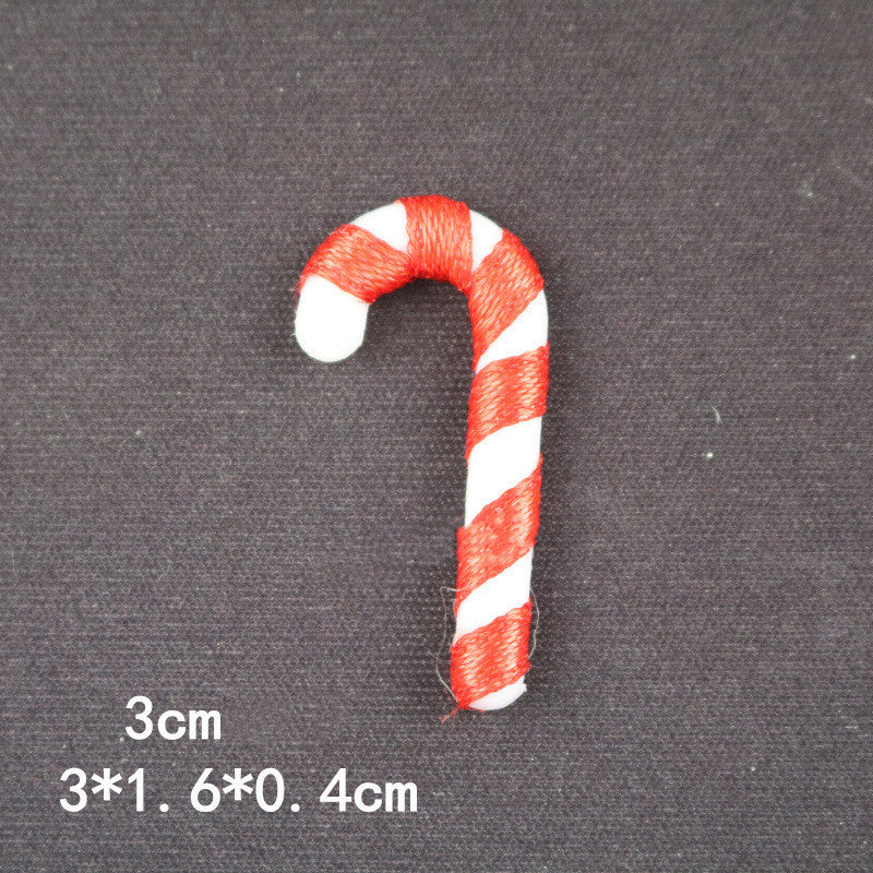 Christmas Walking Stick For The Elderly White Body With Ribbon 8470dba6 0f60 4f92 9dbc c2585c77bd46