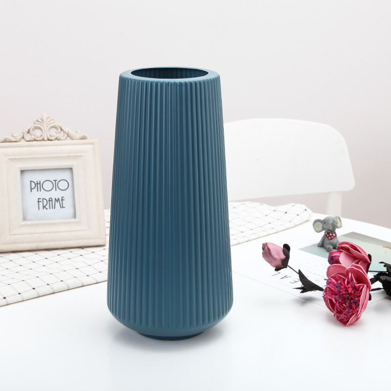 Large Simple Plastic Vase Dry And Wet  Flower Arrangement Container 847367891110