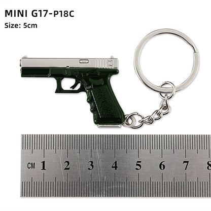 Alloy P92 Model G17 Sand Eagle Left Wheel Keychain 847419ab c45a 415c 92db 2b662508d1cd