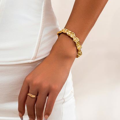 European And American Design Liquid Irregular Lava Bracelet 8479a444 3324 49df b7e1 1657a67f8943