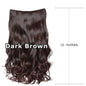 European and American wig female five card wig piece 848674985573