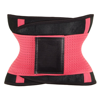 Waist Trimmer Belt Body Shaper Abdominal Trainer Weight Loss Fat Burning Straps 849259833814