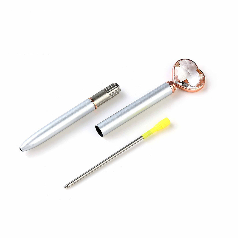 Creative Crystal Love ball diamond metal pen - 图片 6