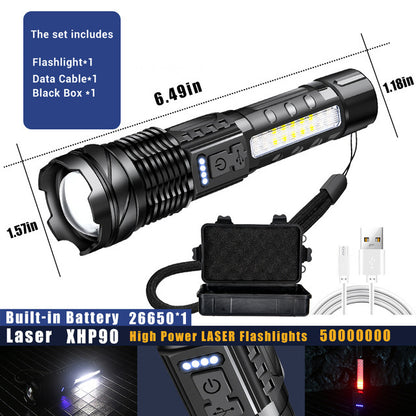 White Laser Waterproof Strong Light Flashlight 84a08587 fe1b 447e 85b7 df465582114c