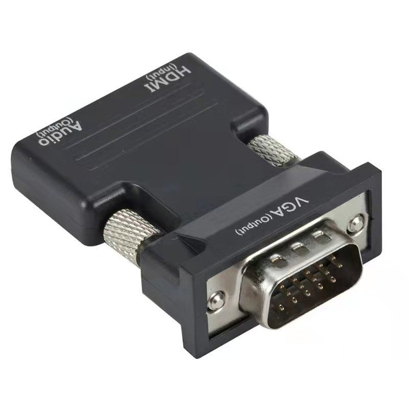 Hdmi Female To VGA Male Adapter Converter With Audio Projector HD Computer Display Set-top Box Hdmi 84c09759 66d5 4211 ae5a e