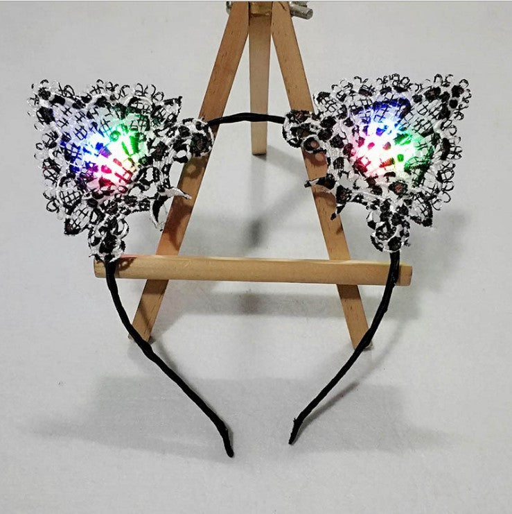 Glowing Hair Accessories Flashing Lights Cat Ears Headband 84c9d40f 3056 4738 b1ee b59585e564ff