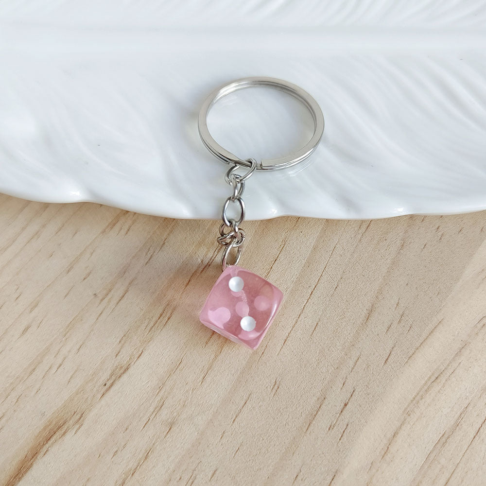 Creative Small Size Dice Keychain DIY Bag Bag Charm 84d8dc03 441a 4429 86ce 049b71285f36