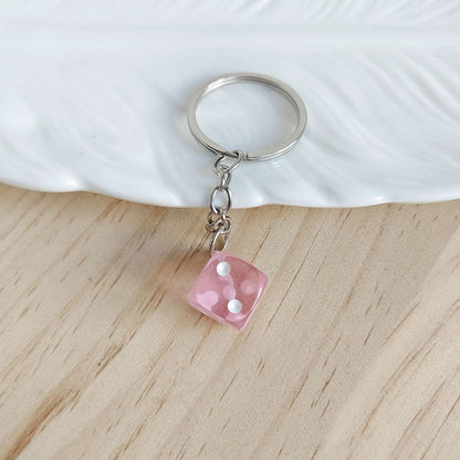 Creative Small Size Dice Keychain DIY Bag Bag Charm 84d8dc03 441a 4429 86ce 049b71285f36