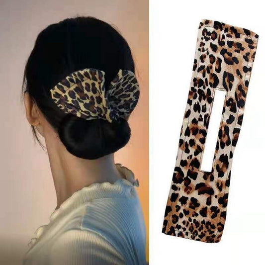 Leopard Knotted Wire Hair Curler Print Wire Headband Print Hairpin 84da3c0f 4b8d 4ed6 87e7 1bf91070906b