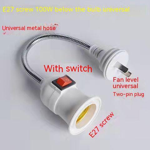 Household E27 Screw Universal Hose Lamp Holder Wiring Free Plug-in 84e80cdd 906c 49be 9cbb c0b336647f4e trans