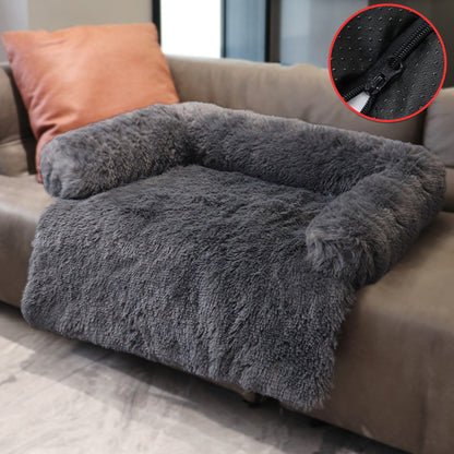Removable Pet Dog Mat Sofa Dog Bed Soft Pad Blanket Cushion Home Washable Rug Warm Cat Bed Mat For Couches Car Floor Protecto