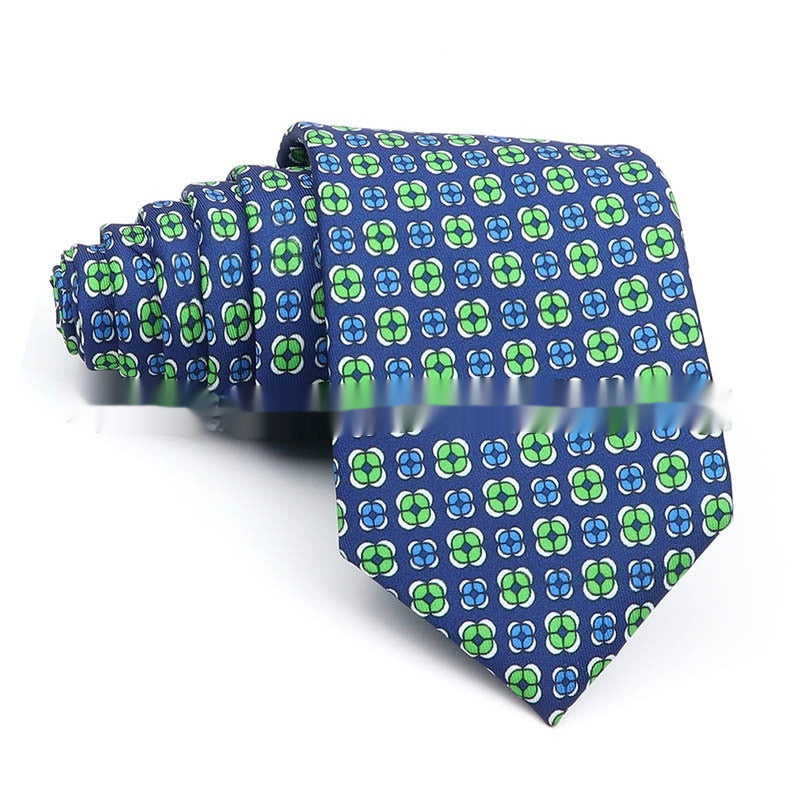 Business Polyester Men's Printed Workplace Tie 8509beda c113 411d 8698 d246b4273207 fine