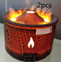 New Creative Ultrasonic Essential Oil Humidifier Volcano Aromatherapy Machine Spray Jellyfish Air Flame Humidifier Diffuser 8