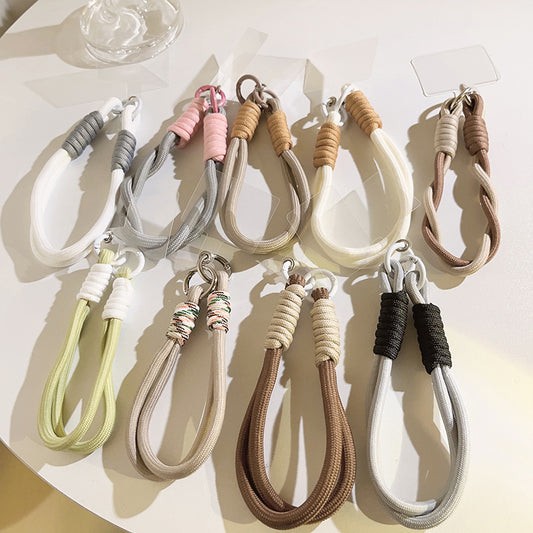Short Braided Rope Wrist Keychain Pendant 8513a124 fa8c 43b7 9e7d 171bf6ee6599