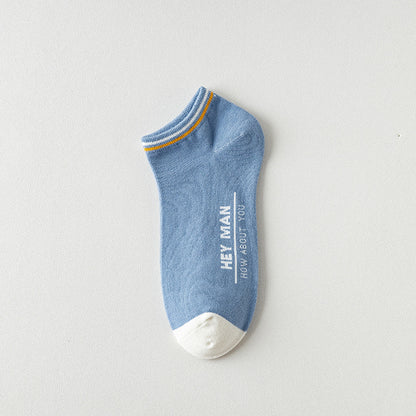 Men's Socks Shallow Mouth Cotton Spring Autumn 852755cc a997 4101 9682 f66457a050b9