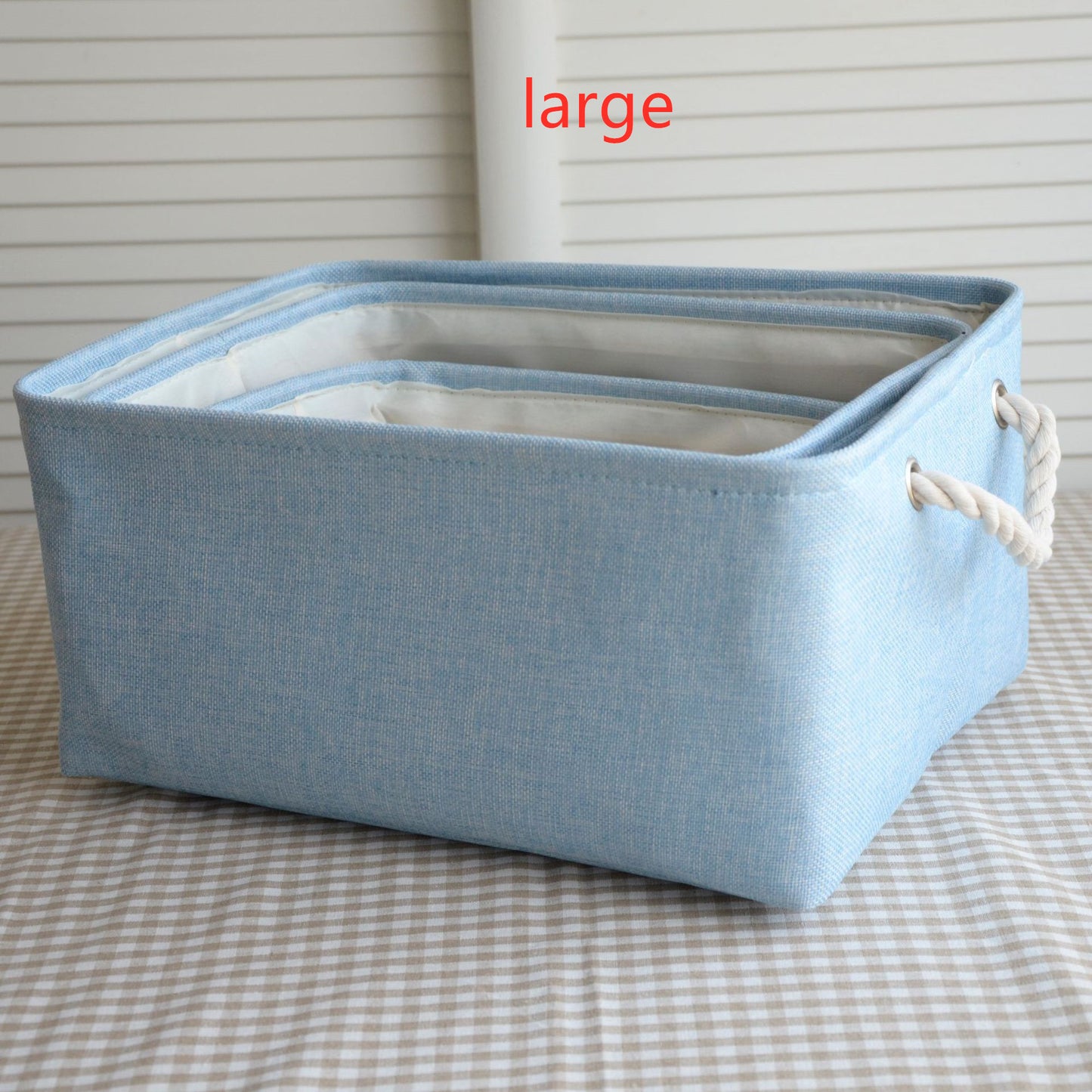 Nordic Japanese fabric storage basket 852811011139