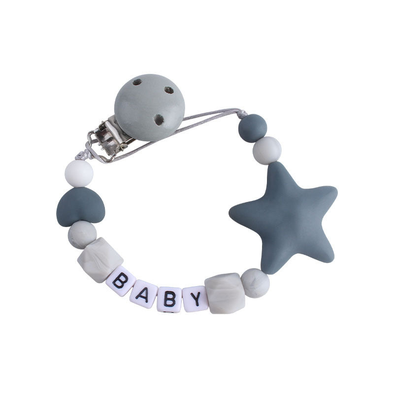 Five-pointed Star Teether Pacifier Chain Toy 8533df0b 5c28 4dfc 8bff c98135b8b76e