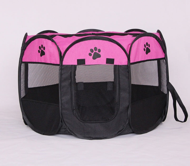 Fast folding octagonal pet fence, 600D Oxford cloth, waterproof and catching cat, dog cage, pet cage 85343248476