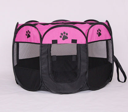 Fast folding octagonal pet fence, 600D Oxford cloth, waterproof and catching cat, dog cage, pet cage 85343248476