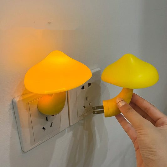 Small Mushroom Plug-in LED Bedside Night Light Learning Light Control Sensor 85355ad3 08d2 4dff b216 72058a869fb4