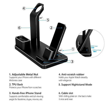 4 IN 1 AIRPODS CHARGING DOCK HOLDER - 图片 4