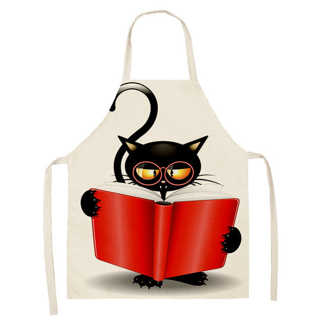 Cute Cartoon Cat In Apron 85396fd5 d14a 4db8 b8c4 0b1da638d19b