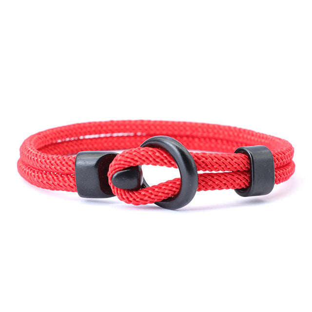 Fashion Rope Bracelet Men Double Layer Outdoor Camping 854915d6 9516 4e99 87c6 0f23f491db17