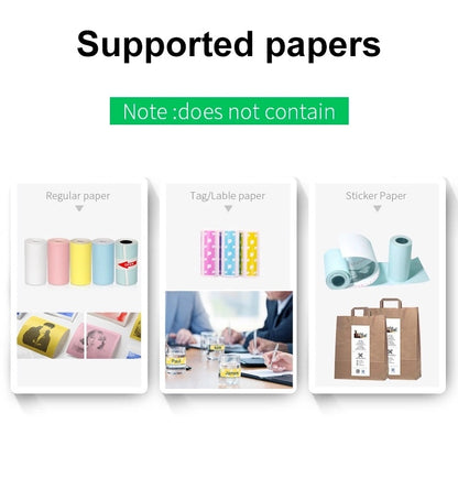 Mini Bliuetooth Wireless Thermal Printer Paper Sticker Label Printer - 图片 4