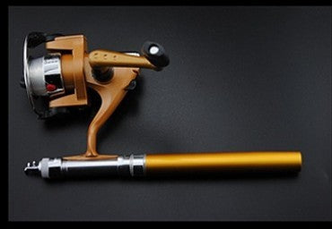 Pen pole suit Mini Mini spinning wheel fishing rod telescopicshort fishing rod 858703099677