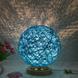 Amazon Hot Selling Creative Linen Table Lamp Novel and Unique LED Intelligent USB7 Color RGB16 Color Remote Control Rattan Ba