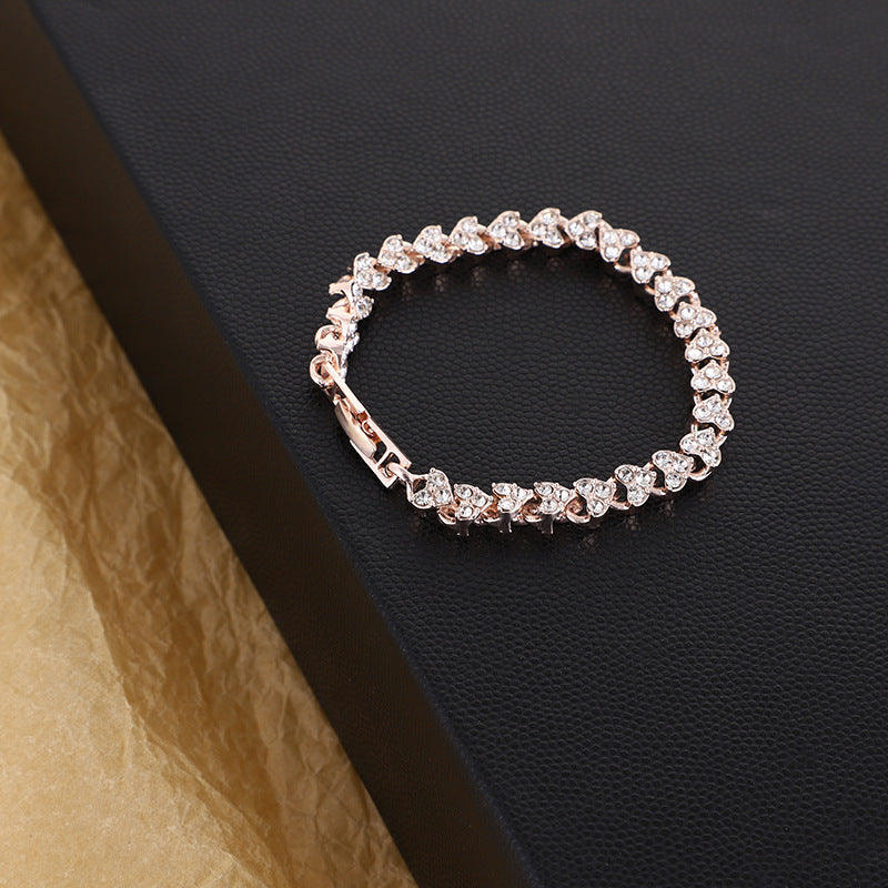 Simple Natural Diamond Crystal Bracelet Contracted 859bbfe3 e3b0 4fc6 983e 38ffac5c0314